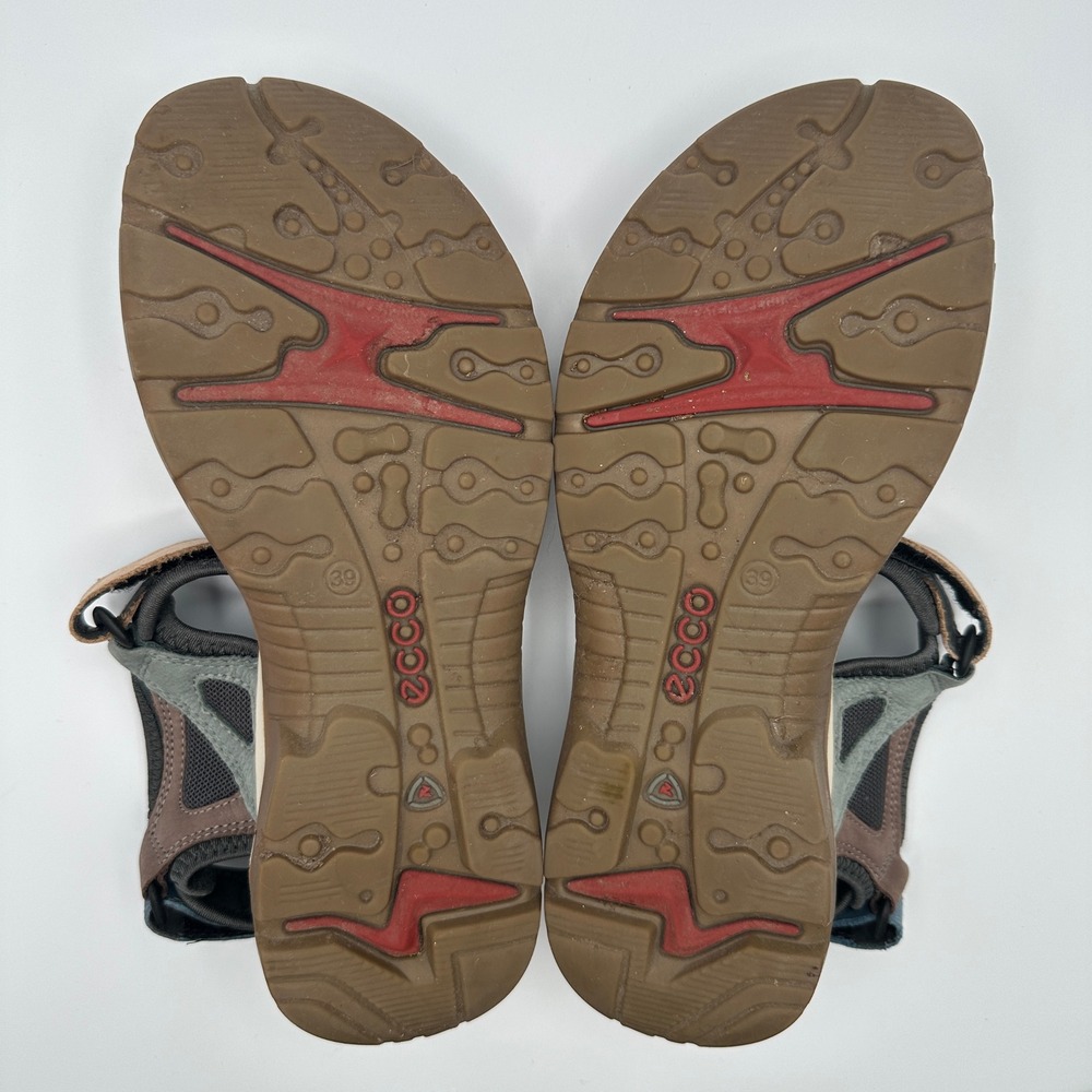 ECCO Yucatan Sport Sandals 39 8.5 Hiking Walking Gorpcore Comfort Travel Granola - Picture 7 of 10